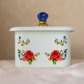Roses Container With Lid