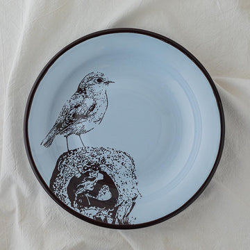 Ovenbird Brown Plate