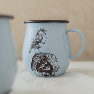 Ovenbird Large Blue Mug 22oz
