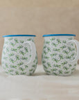 Olive and Flowers Large Mug