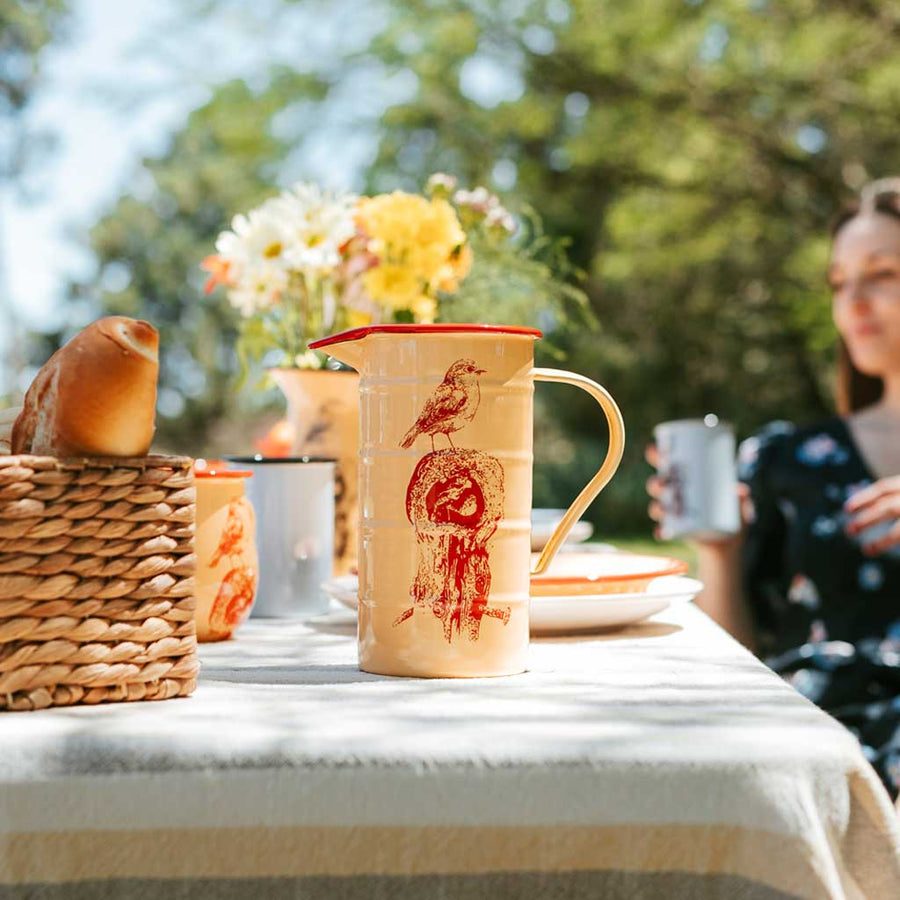 Ovenbird combo - Cylindrical jar & Wide mug