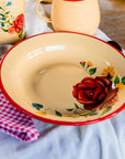 Roses Dinner Plate - Red