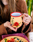 Roses Large Red Mug 22oz