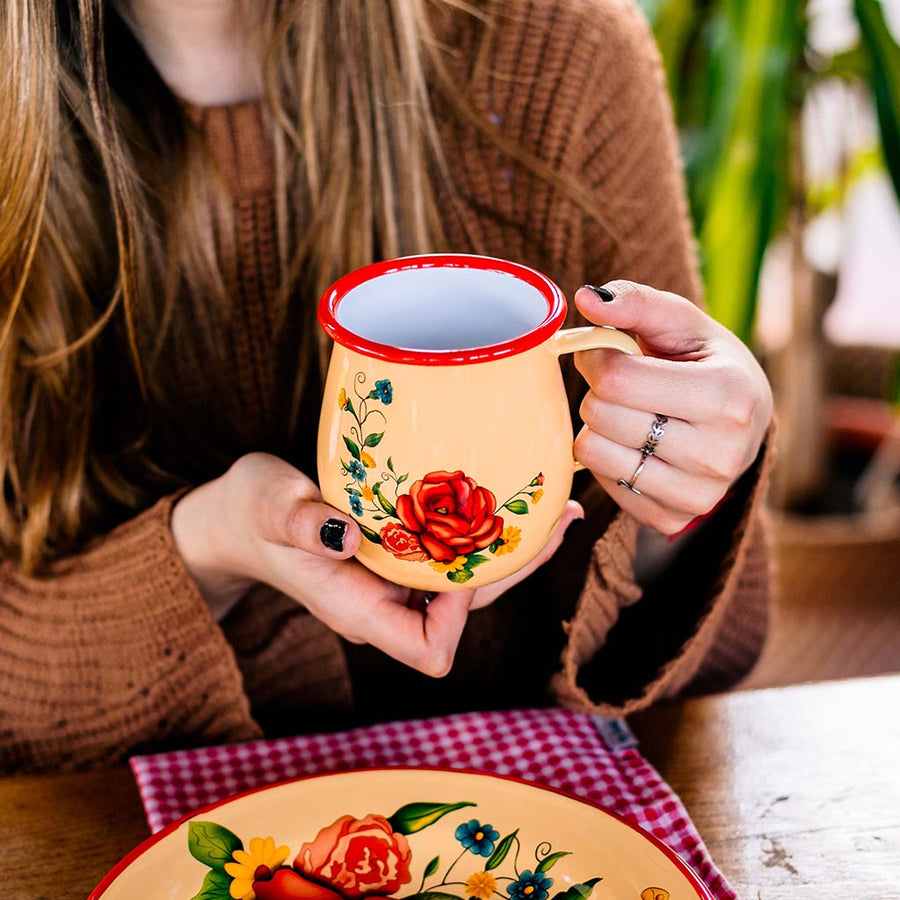 Roses combo - Tray & Mug