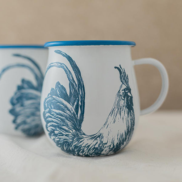  Cosmos Gifts 31983 Blue Rooster Measuring Cups : Home & Kitchen