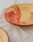 Red Rooster Dinner Plate