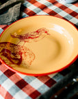 Ovenbird Red Plate